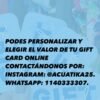 GIFT CARD. - Imagen 2