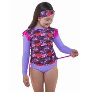 Remera con filtro UV estampada niños.